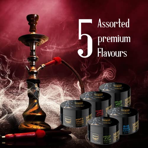 Mufasa Premium Herbal Hookah Shisha Combo All In One. Molasses- Grape-Mint, Double Apple, Minty Orange, Blue Bang, Mufasa66. Glitters- Rose, Mauve. 250G Charcoal, 1 Hookah Bowl, 1 Hmd #TOP1