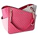 Michael Kors Jet Set Large Chain Tote Handbag, Electric Pink Multi