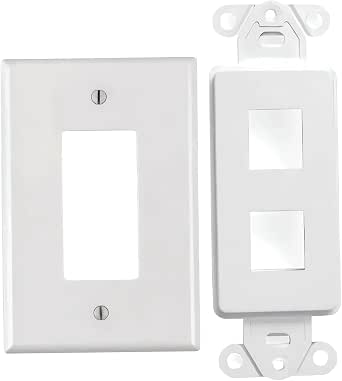 White 4 Port Decora Keystone Snap-in Jack Modular Wall Insert Cover Plate 2 Pk 2e6e4946 1f0a 4a00 994b 3e9eac74a686.a5f9ba07412c204225fbe22127cb05b8 White 4 Port Decora Keystone Snap-in Jack Modular Wall Insert Cover Plate 2 Pk 2e6e4946 1f0a 4a00 994b 3e9eac74a686.a5f9ba07412c204225fbe22127cb05b8