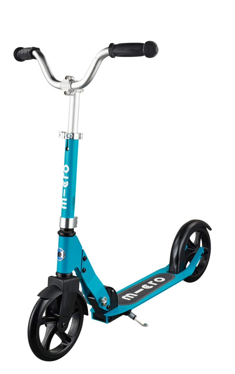 Micro Kickboard - Micro Cruiser - Two Wheeled, Fold-To-Carry Swiss-Designed Micro Scooter For Kids With Smooth Glide Large Wheels For Ages 8+ (Aqua), Sa0203