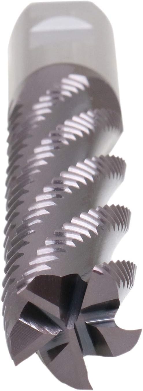 Suреr Chеар 🛒 Accusize Industrial Tools Standard Tooth M42 8% Cobalt Tialn Roughing End Mill, 1'' by 1'' by 4'' Flt Length, 1102-0114