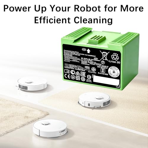 Image of 46.08Wh ABL-D1 Replacement Battery for Roomba j7 j7+ i7 i7+ i8 i8+ i3 i3+ e5 e6 i4 i4+ i5 i5+ i6 i6+ j5 j5+ Series Extended Runtime Battery Compatible with ABL-D2 ABL-D2A