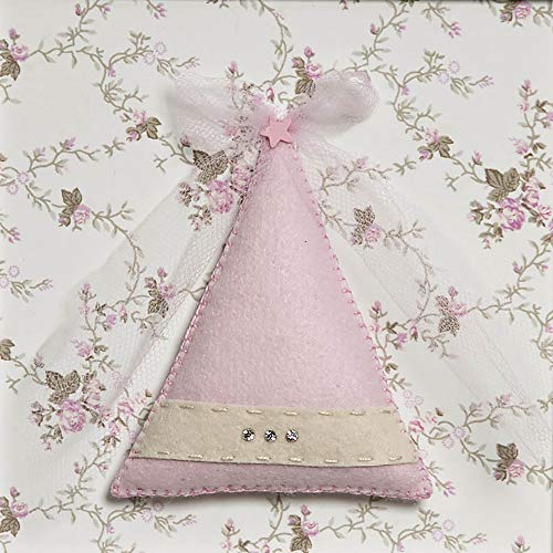 Quadro Decorativo Chapéu de Fada, Quarto Bebê Infantil Menina, Potinho de Mel, Rosa