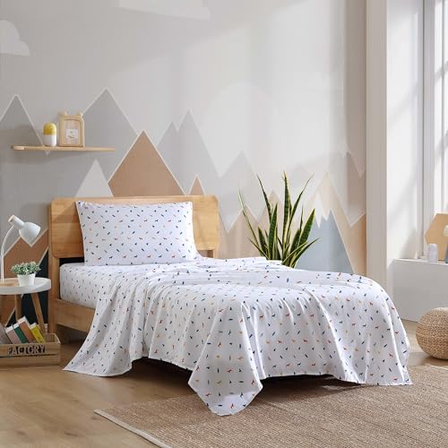 Image of Eddie Bauer Kids - Full Sheet Set, Ultra-Soft Microfiber Bedding with Fully Elastic Fitted Sheet, Kids Bed Set with Pillowcases, Easy Care Bedding (Buddy the Dog)