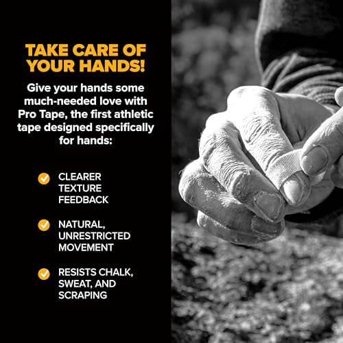 Image of Friction Labs Athletic Finger Tape PRO - Latex-Free Athlete Tape for Grip Performance - Perfect for Rock Climbing Tape, BJJ, Weightlifting, Gymnastics & More - 3 Rolls 0.5 inch x 10 Yds (30 Yds Total)