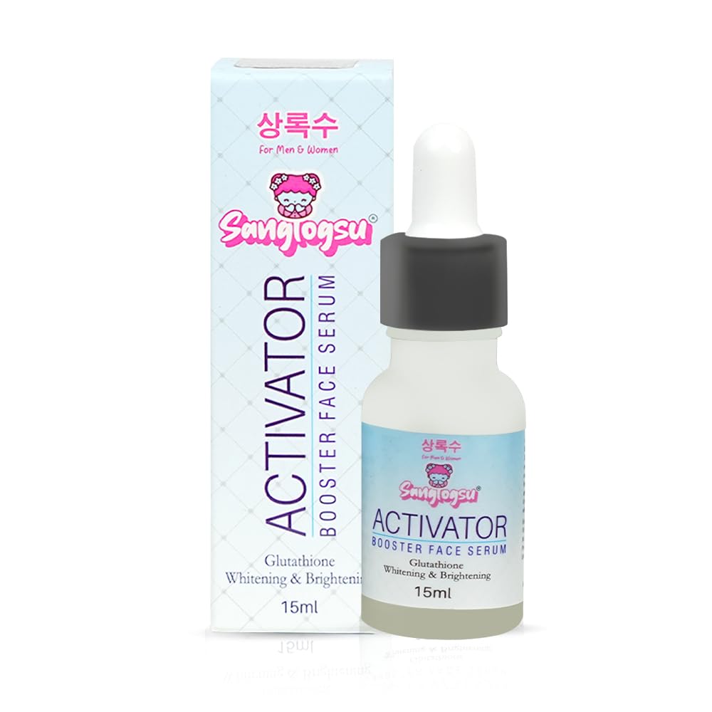 glutathione activator Sanglogsu™ Korean's face Serum 15ml Beauty Size:30 ml x 2 Essential Nutraceuticals ACG Glutathione: Potent Antioxidant