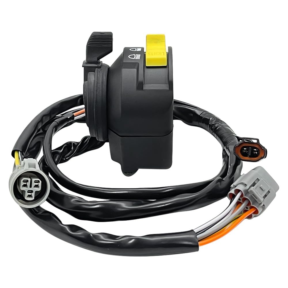 Interruttore manubrio sinistro adatto per Suzuki LTZ 400 QuadSport Z 400 2005-2008 per Arctic Cat DVX 400 2006-2008 per Kawasaki KFX 400 2003-2006