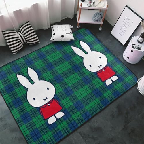 ミッフィー＆メラニー　羊毛ウォールラグセット　未使用 MIFFY ステートメントラグ カーペット ラグマット ミッフィー