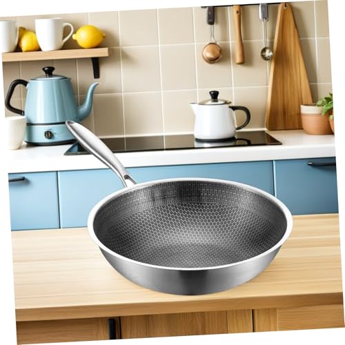 Wok antiadherente Ipetboom resistente al desgaste con mango único miniatura 5