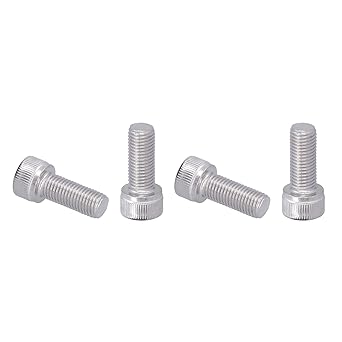 Socket Cap Screw, Hex Bolt A2-70 Stainless Steel 1.25mm Fine Pitch Fastener for Construction for Model Enthusiasts for DIY Jobs for Automotive Industry(M10*25)