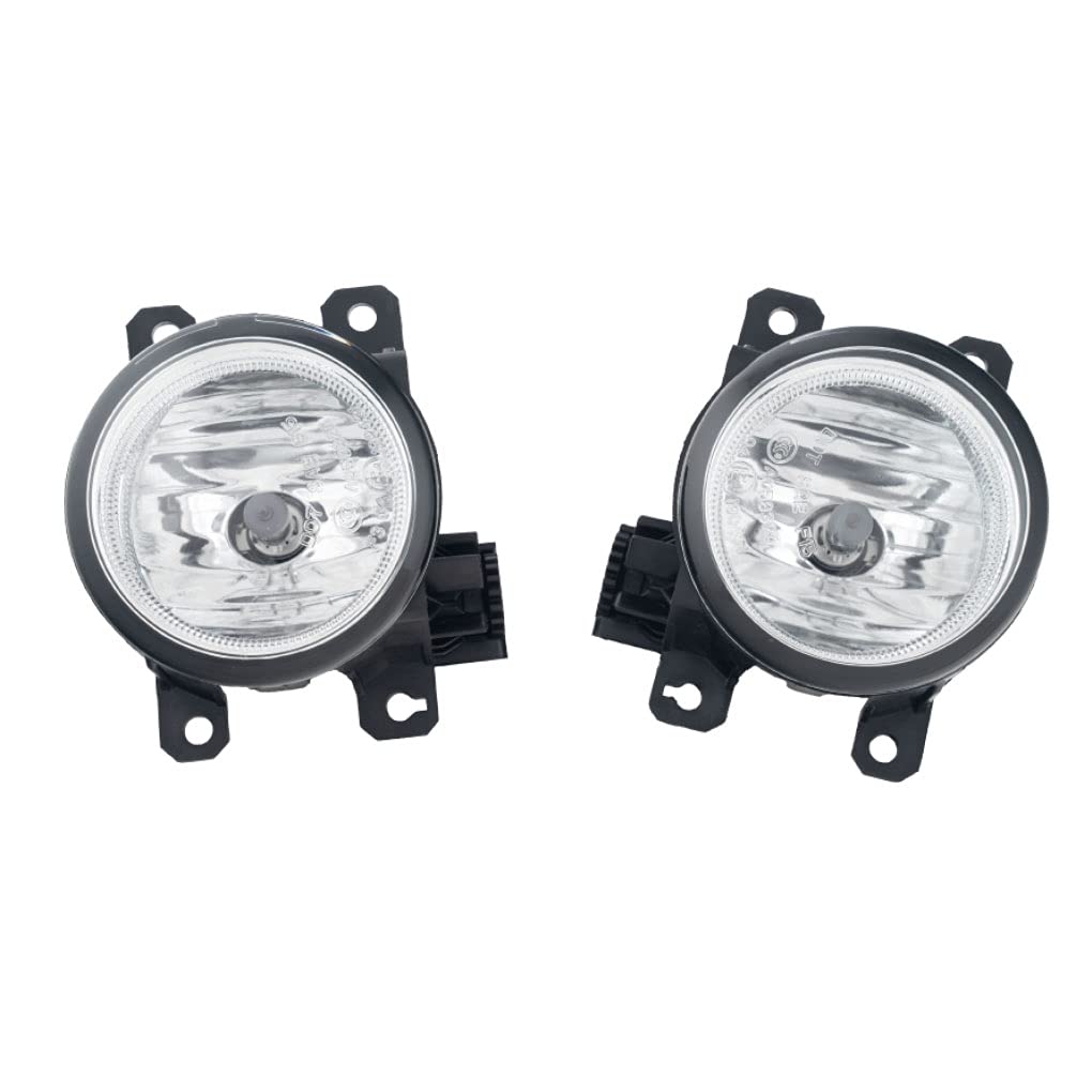 CONCEPT AUTOMOTIVE LIGHTS Fog Light Compatible with 2017-2020 Jeep Compass Halogen Fog Lights Left & Right Side