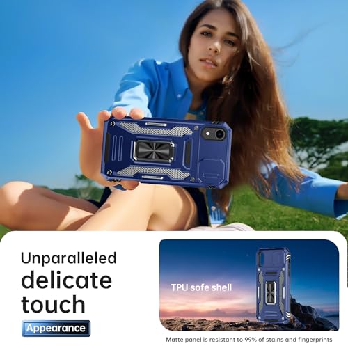 Merro MR-KJ-IXR-NAVY BLUE For Iphone Xr Case With Screen Protector,Sliding Camera Cover,Military-Grade Cover thumb #5