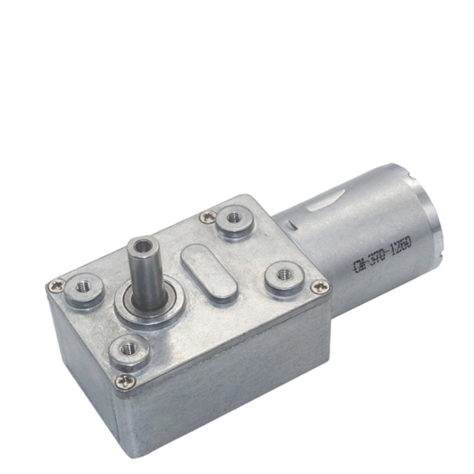 JGY370 DC 12V reductor de velocidad de alto par motores de engranaje helicoidal de Metal Reversible 2/2.8/6/8/10/14-210RPM 1 Uds(2 RPM)