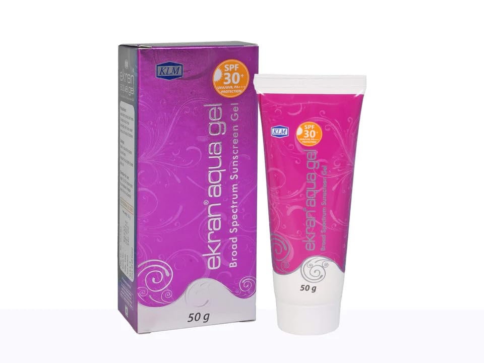 ZEAXONEkran Aqua Sunscreen Gel Helps To Protect Skin From Sun Daily Skincare Routine Spf 30+ Pa+++ For All Skins (50 G)
