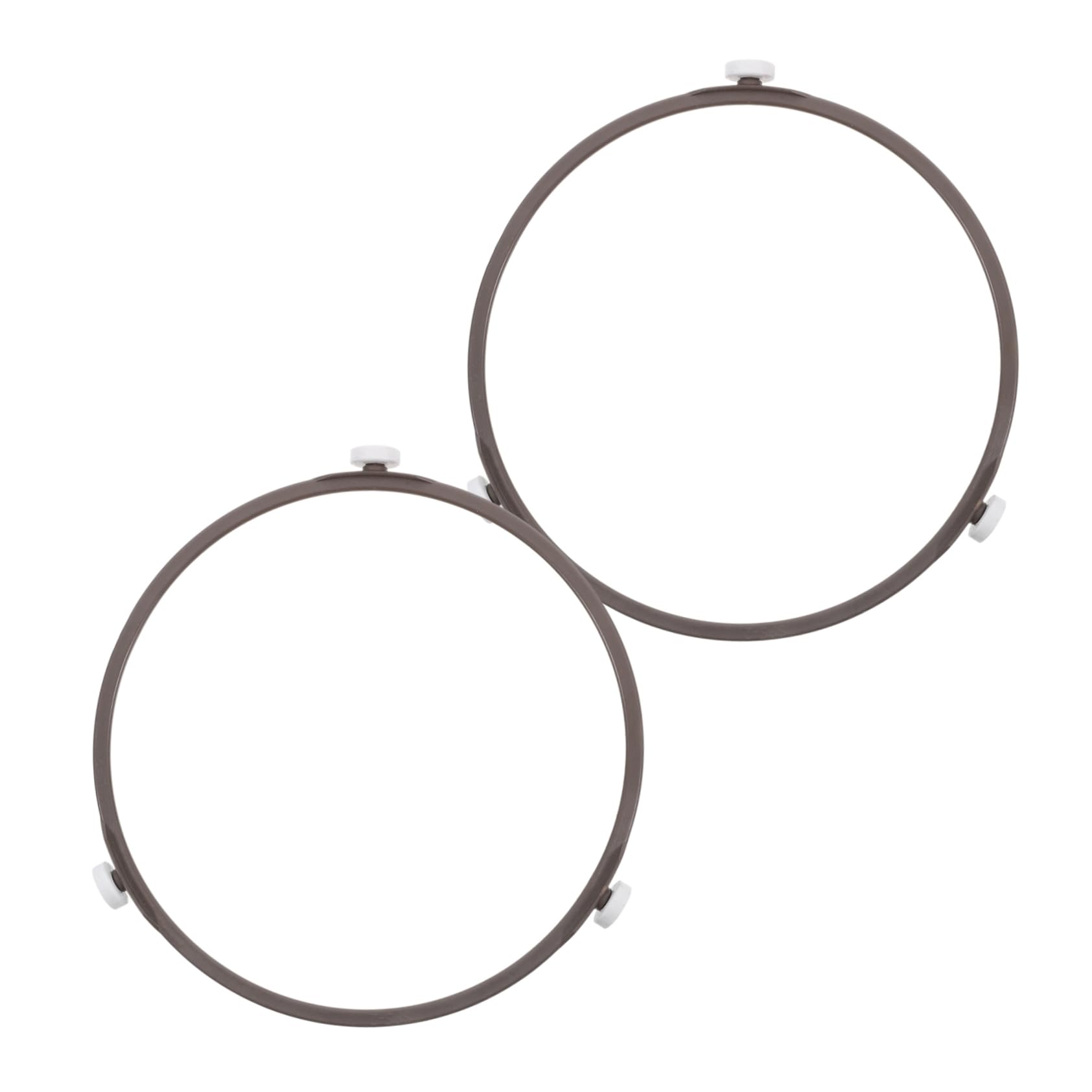 OFFSCH 2pcs Turntable Holder with Wheels for Microwave Oven and Lightweight Oven for Efficient Food Heating