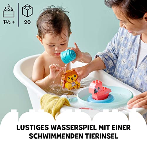 LEGO 10966 DUPLO Badewannenspaß: Schwimmende Tierinsel, Badespielzeug für Babys und Kleinkinder von 1,5 - 3 Jahre… – Bild 3