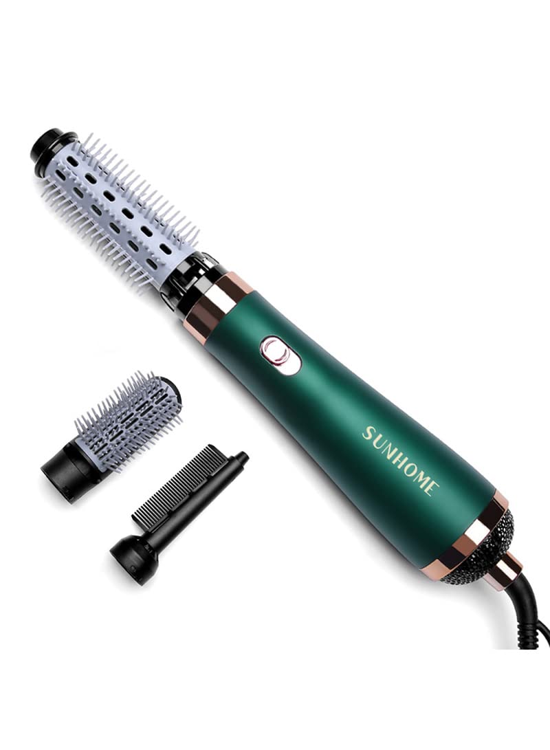 SunHomeHair Dryer Brush, 3 in 1 Hot Air Brush One Step Hair Dryer and Styler, Negative Ionic Dryer With Detachable Brush