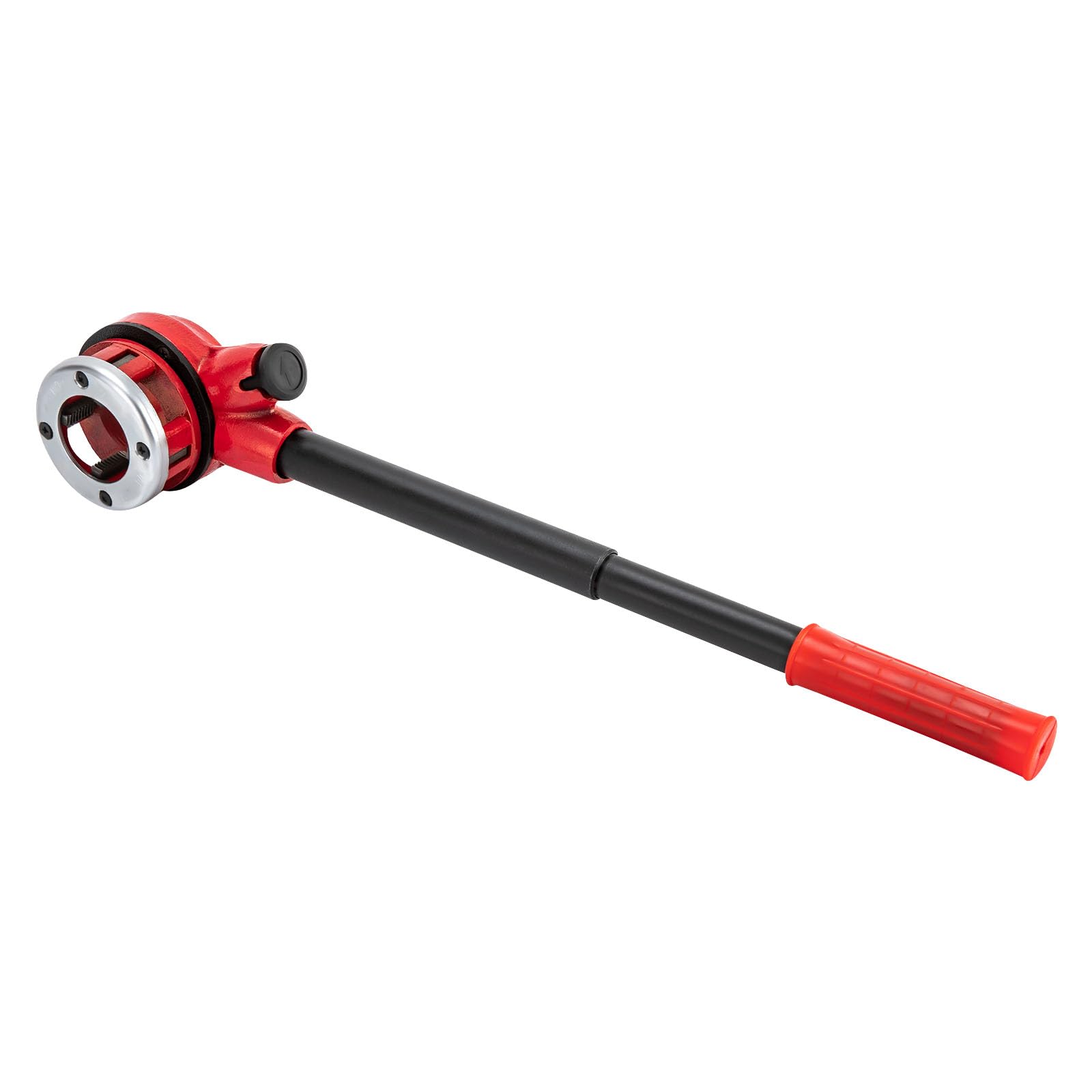 Schneidkluppe Rohrgewindeschneidsatz aus Kohlenstoffstahl, Gewindeschneider Rohrschneider Kluppe mit 5 Gewindeschneidköpfen (3/8", 1/2", 3/4", 1", 1-1/4"), Manuelle Schneidewerkzeugset für Rohre