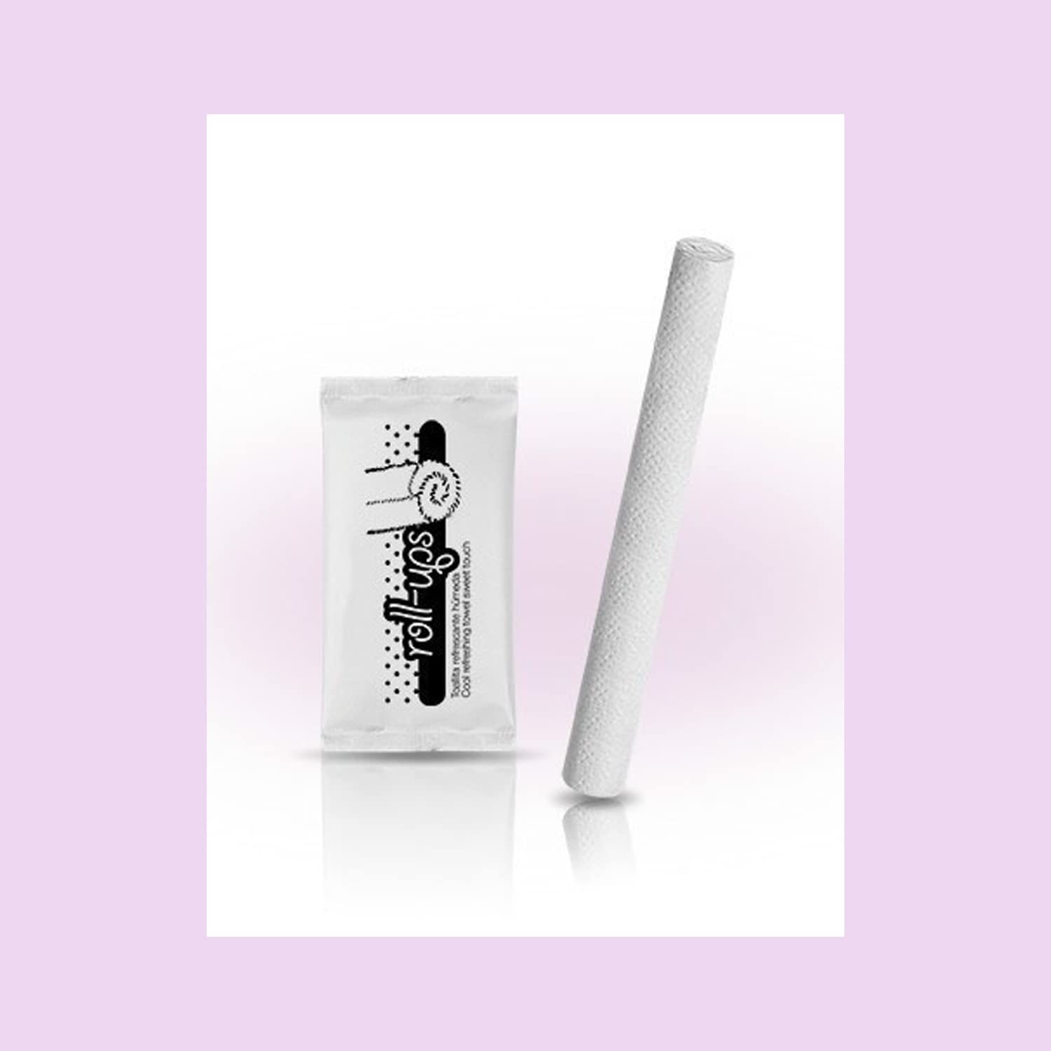 Toalla enrollada para limpieza manos | 400 unidades. Toallitas deluxe desinfectantes multiusos, aseguran limpieza y perfume agradable | Medidas sobre: 10x5 cm, medidas toalla: 25x16 cm.