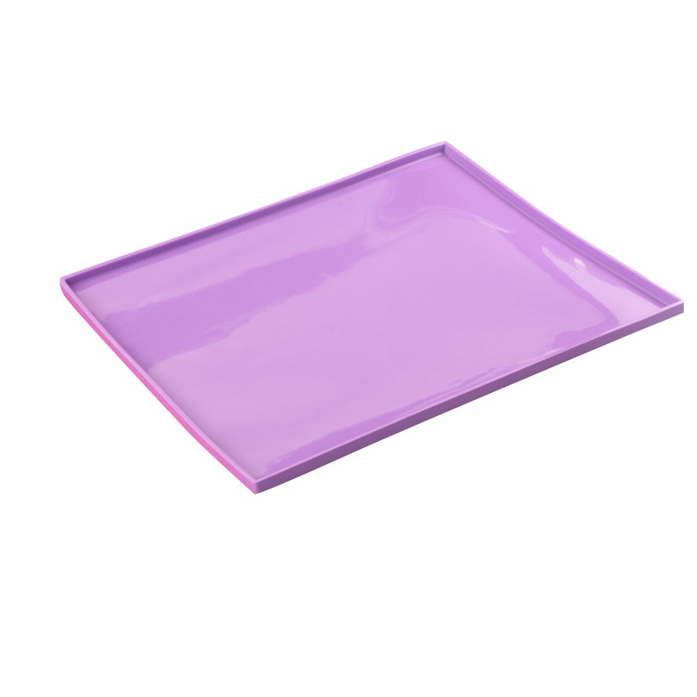 Silicone Placemat, YYP Silicone Place Mat, Food Mat for Home, Kitchen, Dining Table, Purple