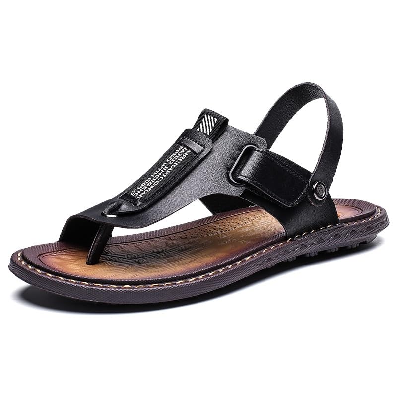Casual Leather Bunion Corrector Sandals Men, Summer Non- Slip Men's Sandals Bunion Relie