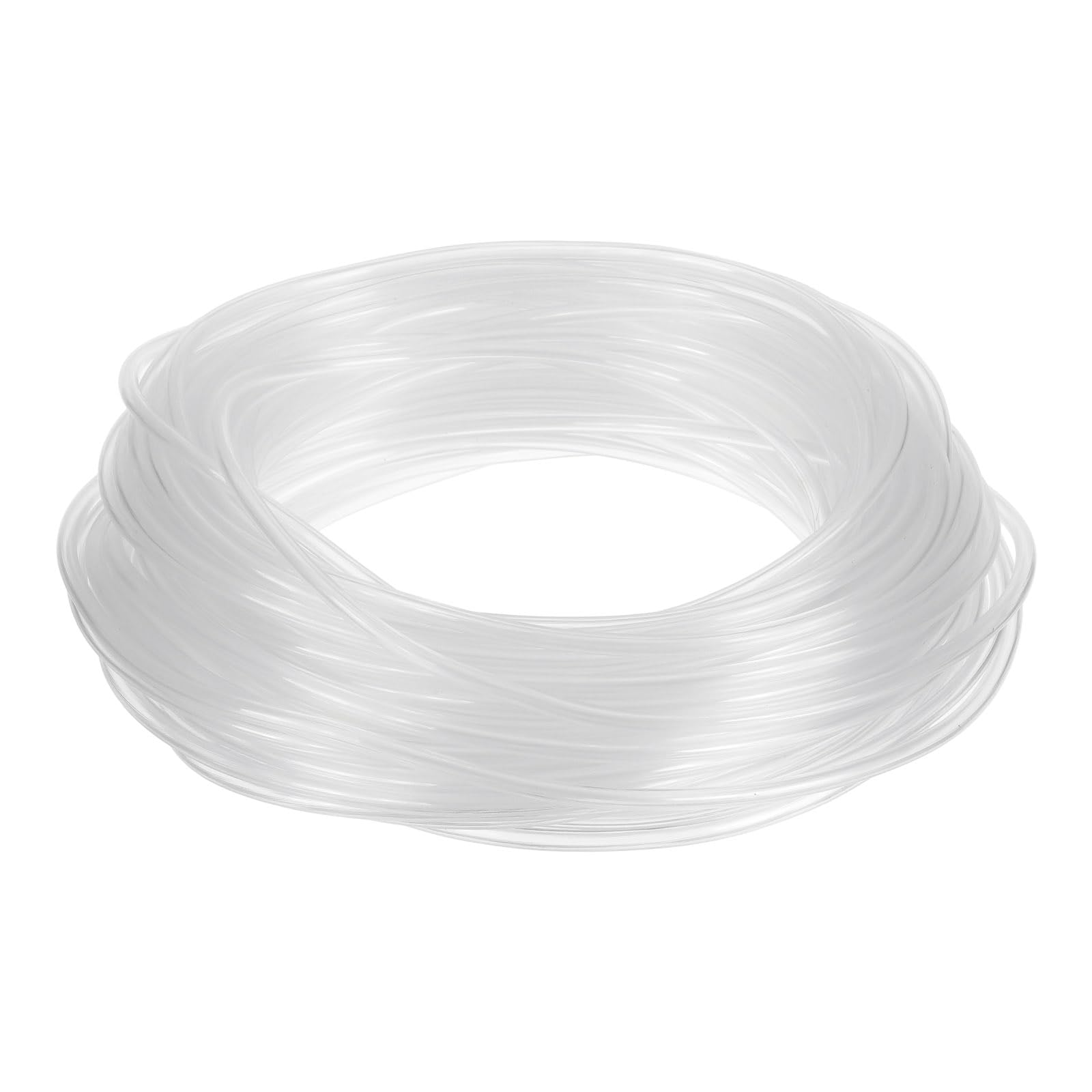 PATIKIL 20M Air Conditioner Drain Hose 2mm ID x 4mm OD Leakproof PVC Clear Universal AC Drain Hose Pipe Replacement for Mini-Split Window AC Unit Parts Irrigation Washing Tube