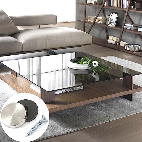 80 Sätze Spiegelschrauben Silber Edelstahl Panelschrauben 16mm Spiegel Schrauben mit Schraubenkappe Schrauben und Dichtungen Für In Spiegeln Teetischen Schränken Anderen Holz- Oder Glasmöbeln …