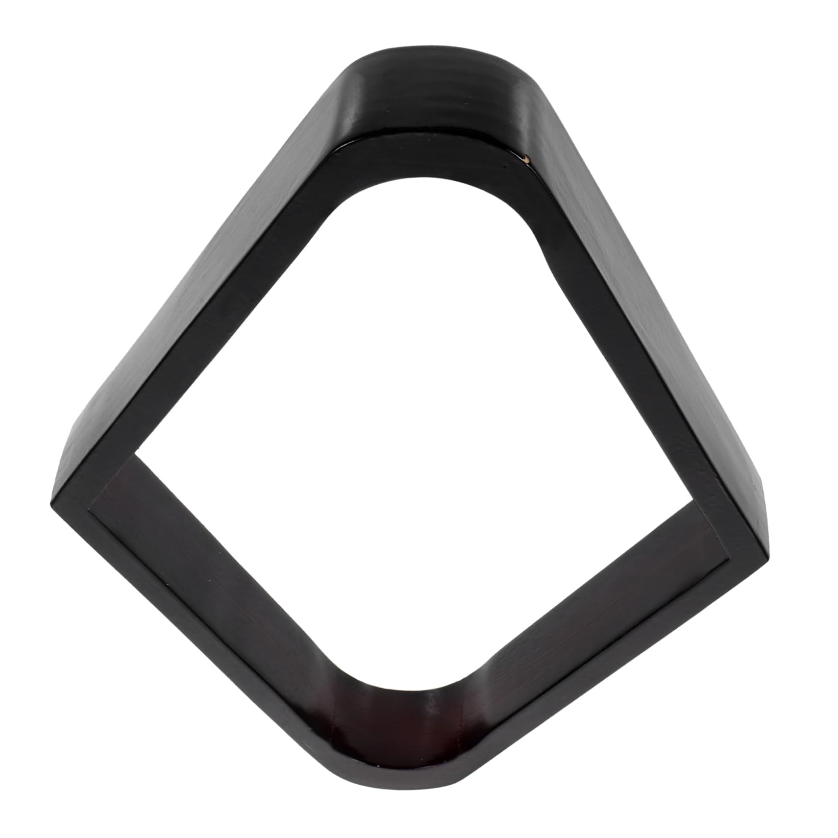 GAROZATION Pool Table Billiard Rack Snooker Balls Frame Wooden Rhomb Rack Billiard Ball Storage Supply