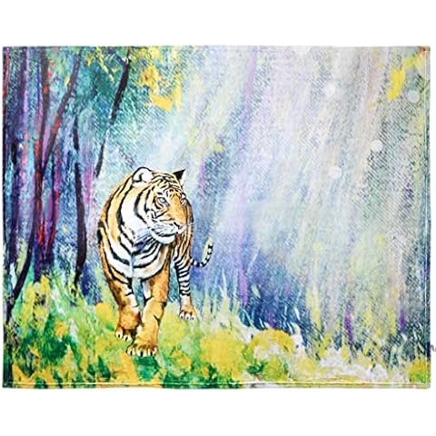 Koltose by Mash Tiger Throw Blanket, Adorable Super-Soft Extra-Large Tiger Blanket for Girls, Boys, Adults, Teen, Kids and Children, Cool Fleece Tiger Blanket (127 cm x 150 cm), Crib or Couch Cover