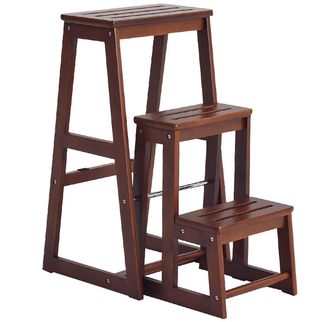 Taburete de escalera de dos pisos para cocina moderna y biblioteca en casa