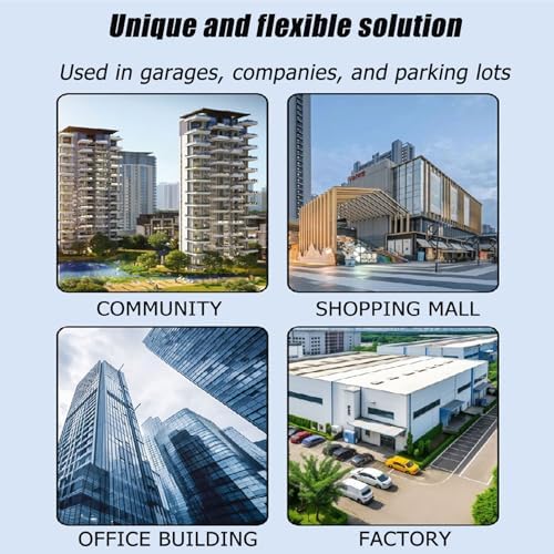 HUIYIN Floor Mount EV Charger Pedestal - Outdoor Weatherproof Electric Vehicle Charging Station, Durable Steel Charging Column & Cable Holder for All Weather Conditions