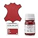 Tarrago Leather Dye Kit with Deglazer and Applicator - Restore & Recolor Shoes, Boots, Purses, Wallets, Jackets, and Furniture - Rich Pigment - 25mL - Red #12
