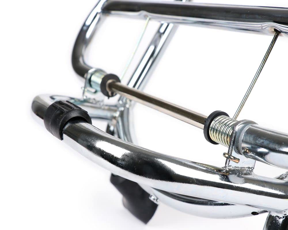 MOTONOSTRA Gepäckträger chrom klappbar vorne kompatibel Vespa GT GTL GTV GTS GTS Super GT60 HPE Supertech