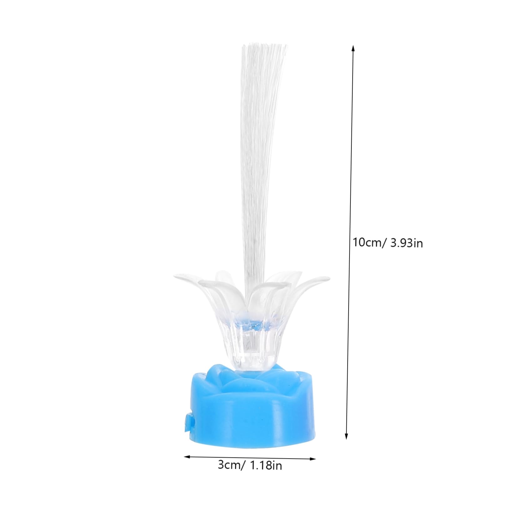10pcs Color Change Fiber Optic Light Led Fiber Lamp Multicolored Optic Fountain Night Light Fiber Optic Mood Novelty Lamps Colourful Changing Lamp Desk Lamp Led Fiber Optic Lamp