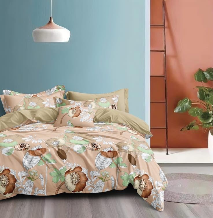 AR Living Premium Supersoft Stella Collection Cotton Queen Size Bedsheet for Double Bed with 2 Pillows Covers Wrinkle & Fade Resistant Flatsheet for Bedroom Pack of 3 Pieces (90x100 Inches) - Beige (B0CHMTCQGS) Amazon Price History, Amazon Price Tracker