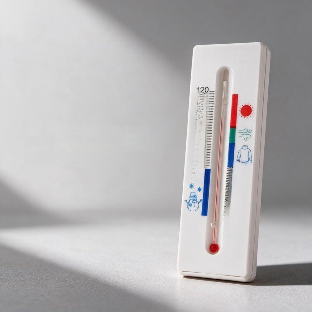 Termómetro de para bolsillo con Función de Guardado Discreto(2pcs)
