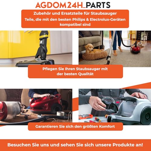 Bodendüse Elektrobürste für Akku-Staubsauger kompatibel mit AEG 140188845055 QX6… QX7… QX8…