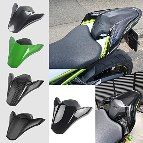 Safuotn Moto Passager Arrière Pillion Solo Siège Couverture Capot ABS Carénage Queue Section pour K-a-wasaki Z-900 Z900 ABS 2017 2018 2019 2020 2021 2022 Z 900 Accessoires (Noir) Cover
