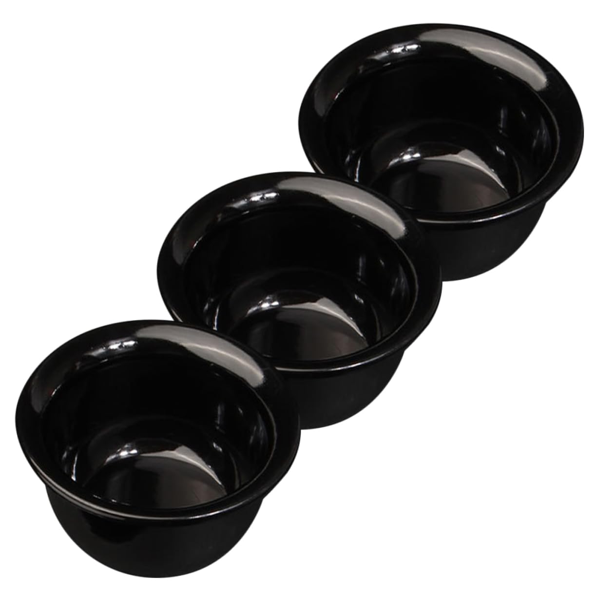 Mikinona Men's Shaving Accessory Kit 3 Shaving Bowls Large Capacity Easy to Use Perfect for Home