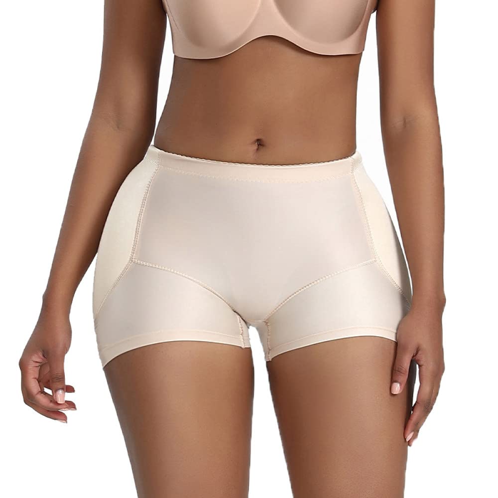 Faja Moldeadora para Mujer con Efecto Levanta Glúteos - Bragas Levanta Glúteos, Faja Moldeadora, Realzador De Glúteos, Ropa Interior Moldeadora De Cintura Y Caderas.Apricot-XX-Large