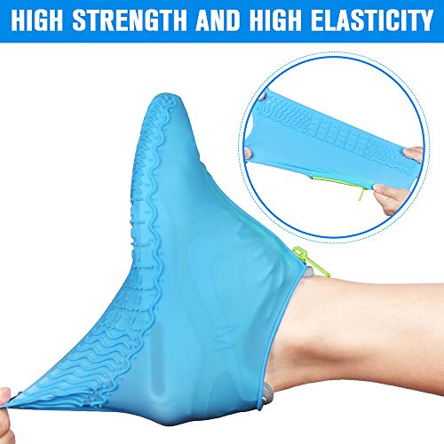 image for ydfagak Shoe Covers Waterproof Reusable Foldable Not-Slip Rain Shoe Co
