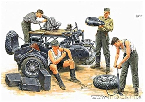 Moto allemande R75 1/35 Master Box 3560 maquette militaire de réparation pour diorama
