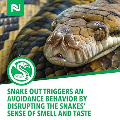 Nisus Snake Out Snake Repellent, Biodegradable, Safe for Pets and Children, Easy Application for Yards, Gardens, and Sheds, 4 lbs