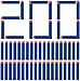 200er Darts Pfeile Bullets für Nerf N-Strike Elite Blasters Series Spielzeugpistole Nachfüllpack- Blau,7.2 200
