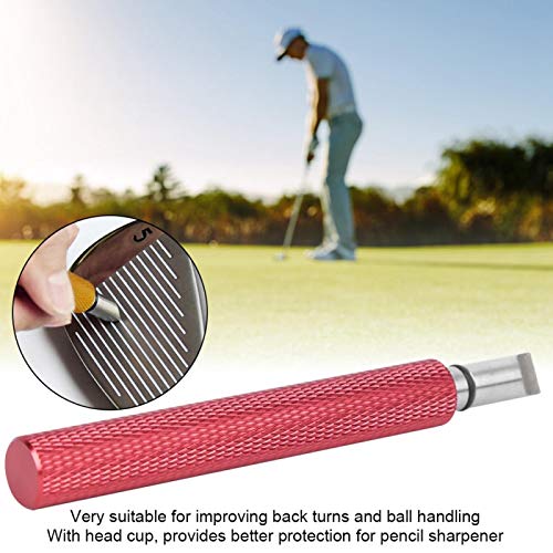 Ferramenta de limpeza de ranhuras de golfe, fina, afiador de tacos de golfe, profissional, resistent