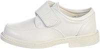 Vista 4 de Lito Zapatos de vestir mate para niños con correa de velcro