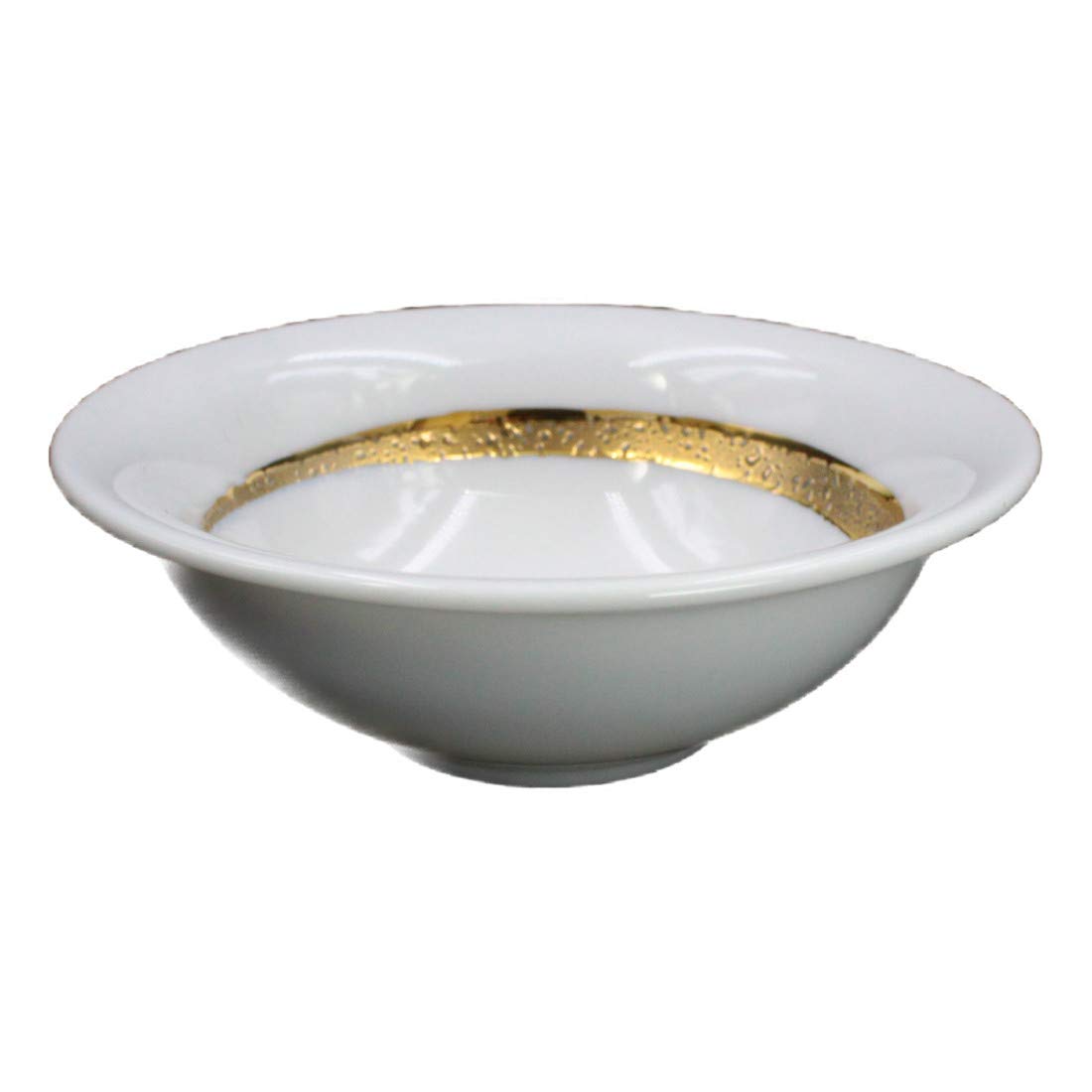 [金彩] 陶器　持ち手 深皿 大鉢 Amazon | 金彩大文字 10.5cm たわみ33鉢 130cc 食洗機対応可