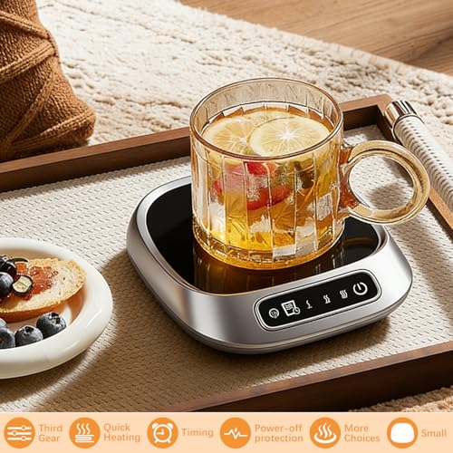 Calentador de tazas de café recargable portátil para tazas y vasos 4