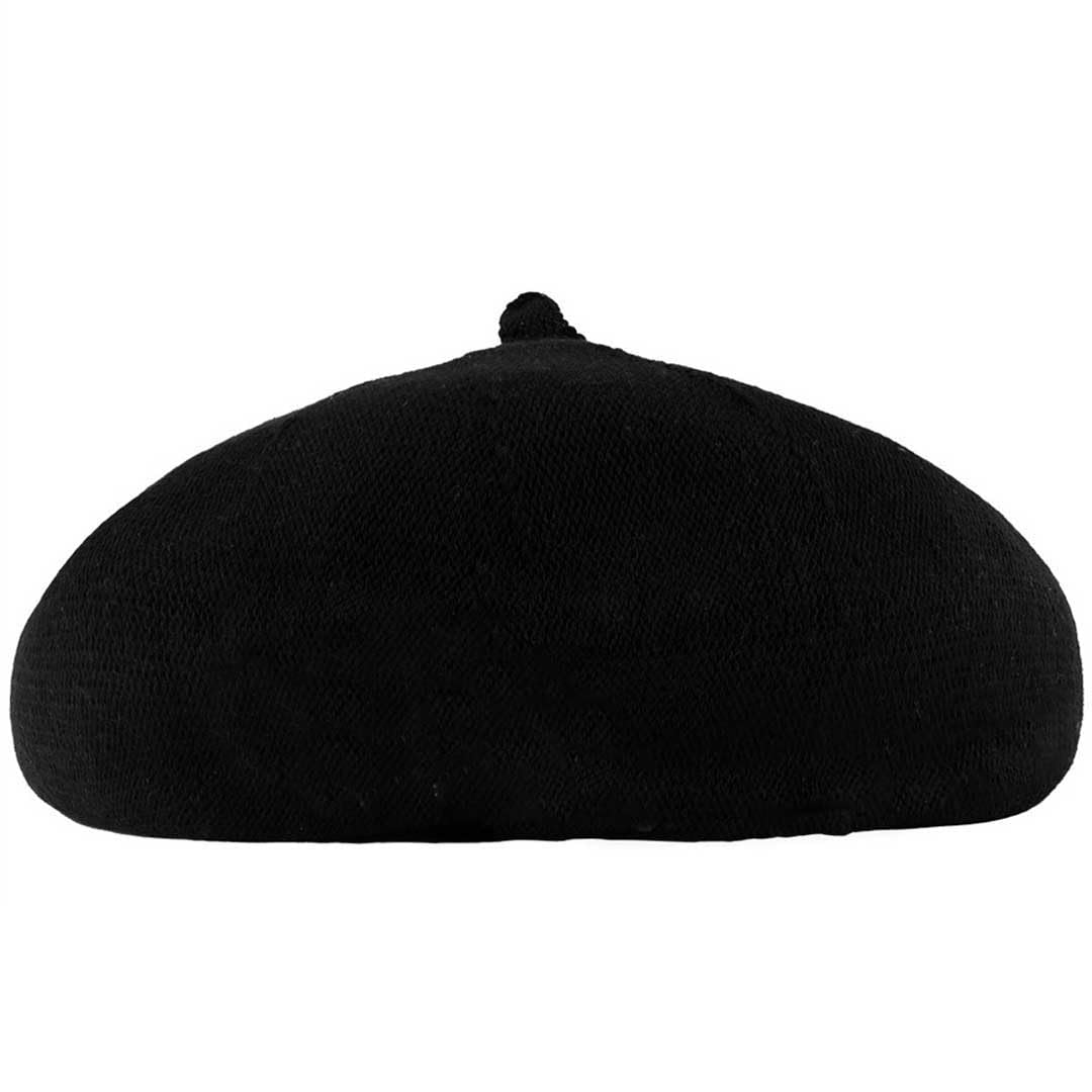 hair drama co. X Emily in Paris Women's Handcrafted Black Woolen Winter Beret Cap Embellished with Pearls, Crystals & Eiffel Tower Embellishmentent-picture-50