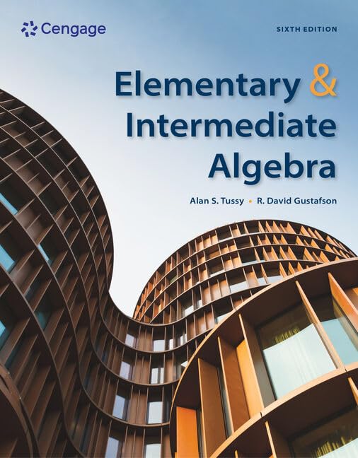 Elementary and Intermediate Algebra      6th Edition